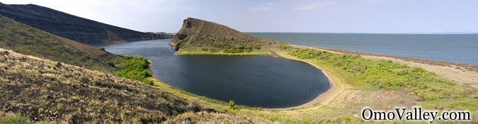 Crocodile Island on Lake Turkana